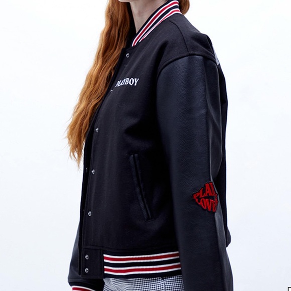 Playboy Love Club Letterman Bomber Jacket - Picture 7 of 16